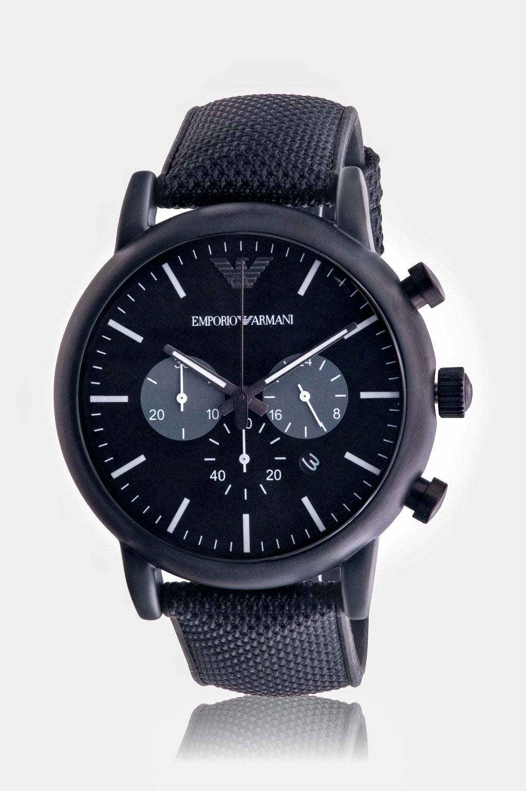 Silicone Chronograph Mens Watch Q20474