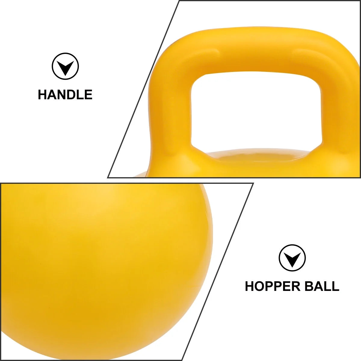 Yellow Inflatable Hopper Ball X68630
