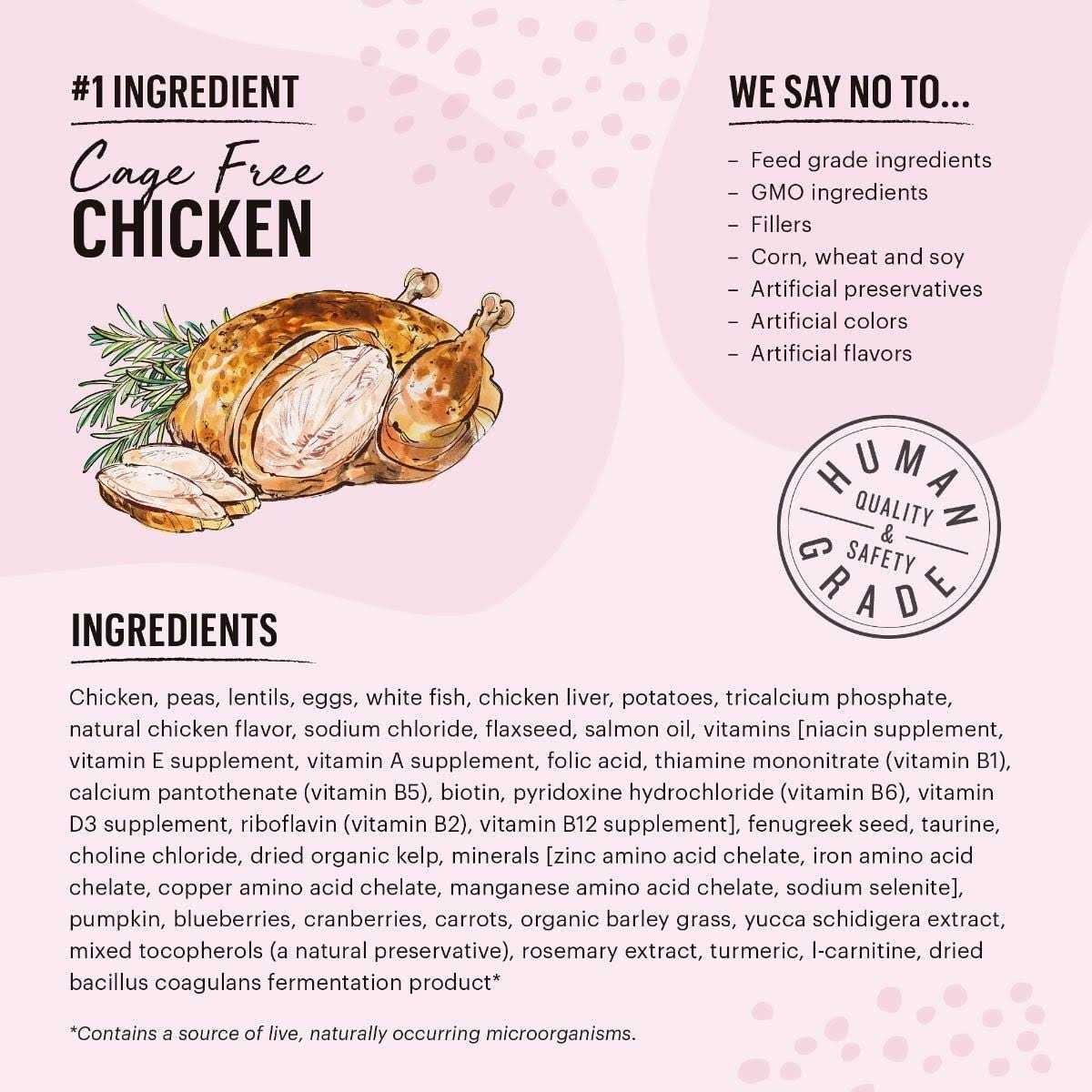 Grain-Free Chicken Fish Dry Cat Food M4589