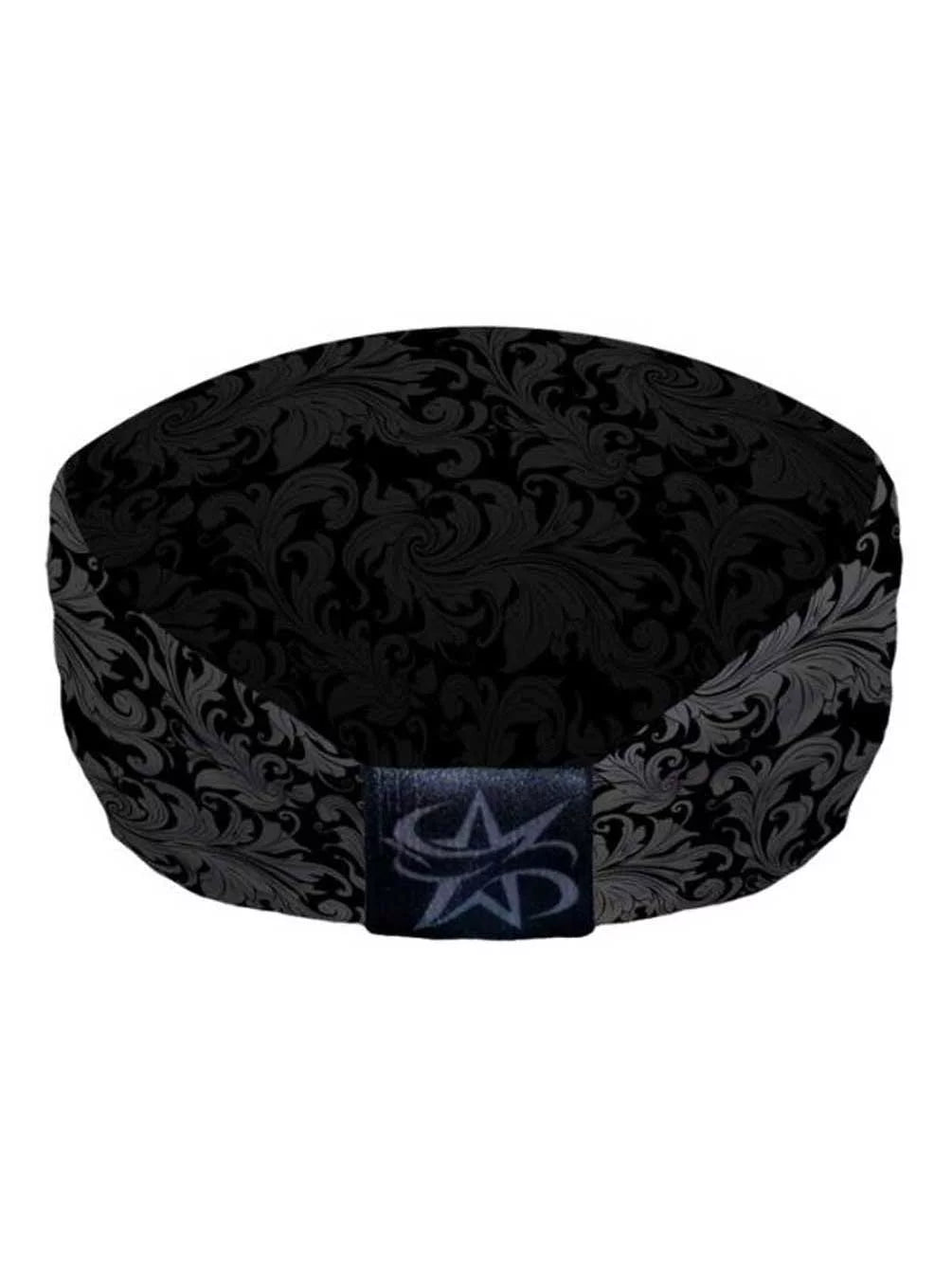 Black White Knotty Band Head Wrap X6359