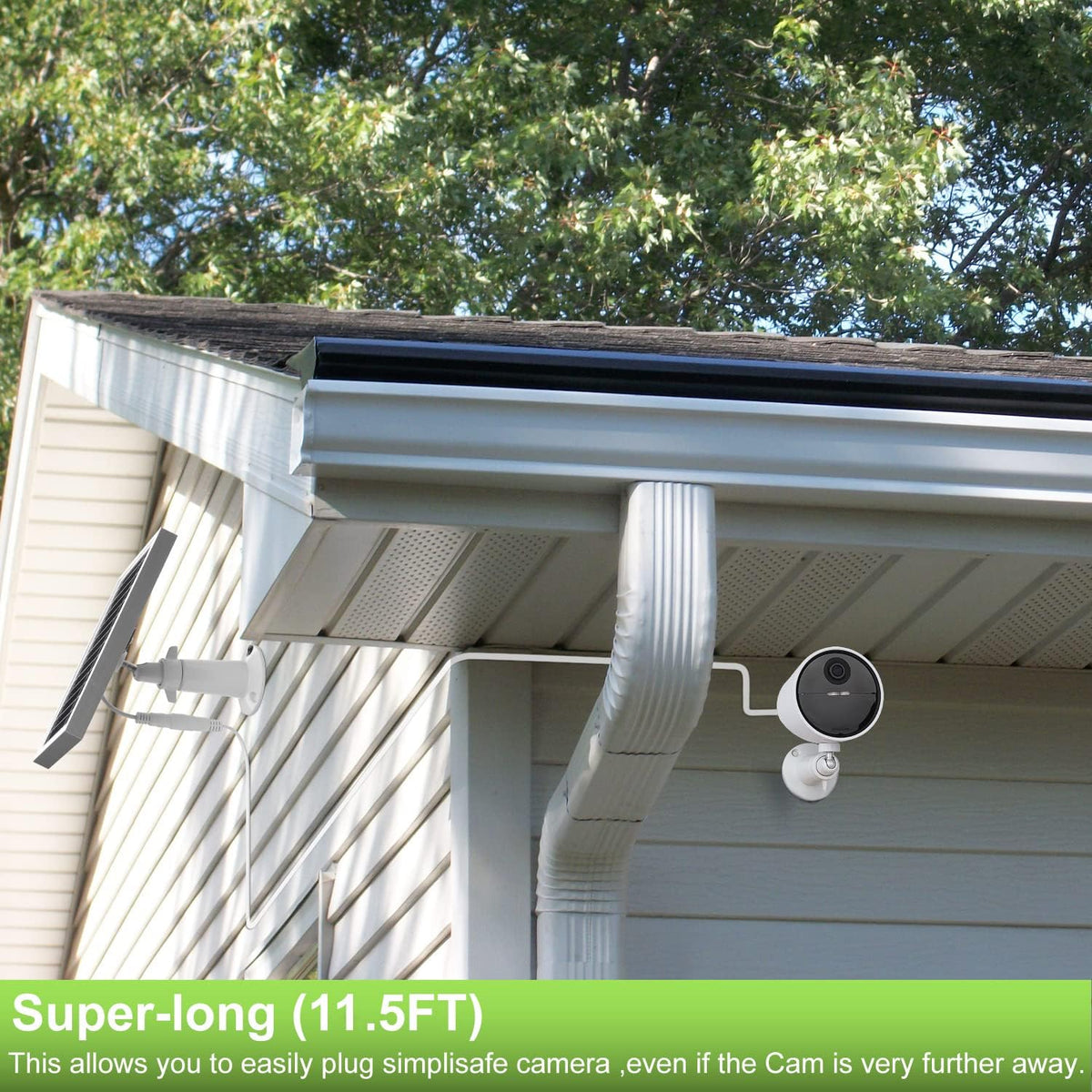 Silver 3PACK Solar Panel for Outdoor Security Camera L97727