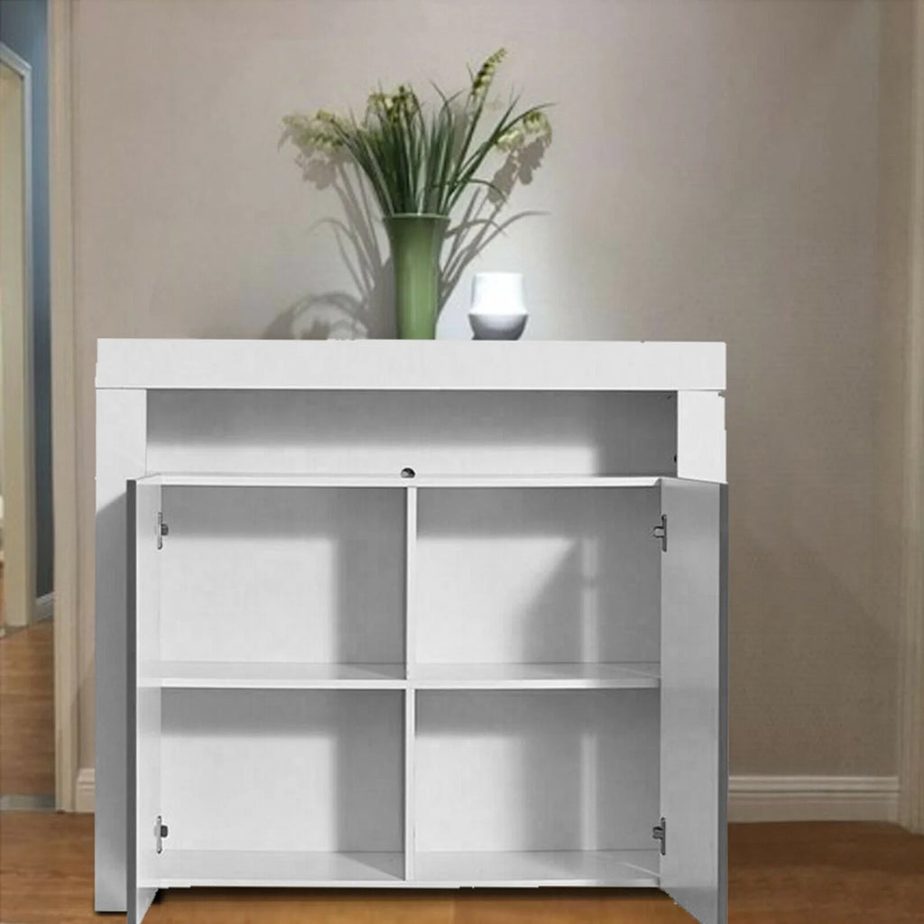 LED High Gloss Sideboard Buffet Cabinet E630