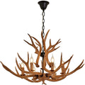 Resin Antler Chandelier, 6 Light Ceiling Light B858824