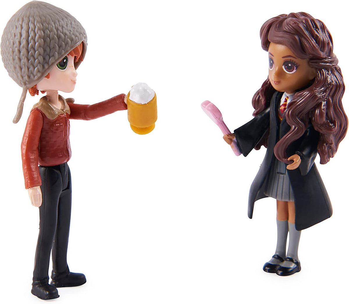 Magical Minis Ron Weasley and Parvati Patil Figure Set with 2 Doll Accessories K4595