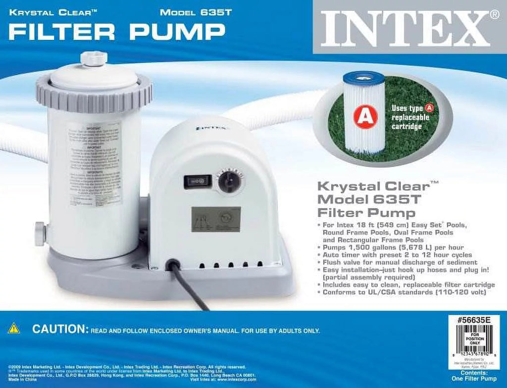 Swimming Pool Filter Pump with Timer C62717