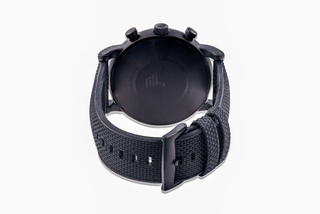 Silicone Chronograph Mens Watch Q20474