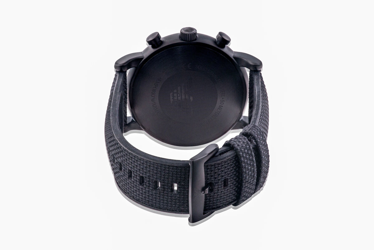 Silicone Chronograph Mens Watch Q20474