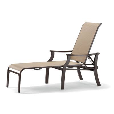 Textured Black Titanium Reclining Chaise Lounge A251