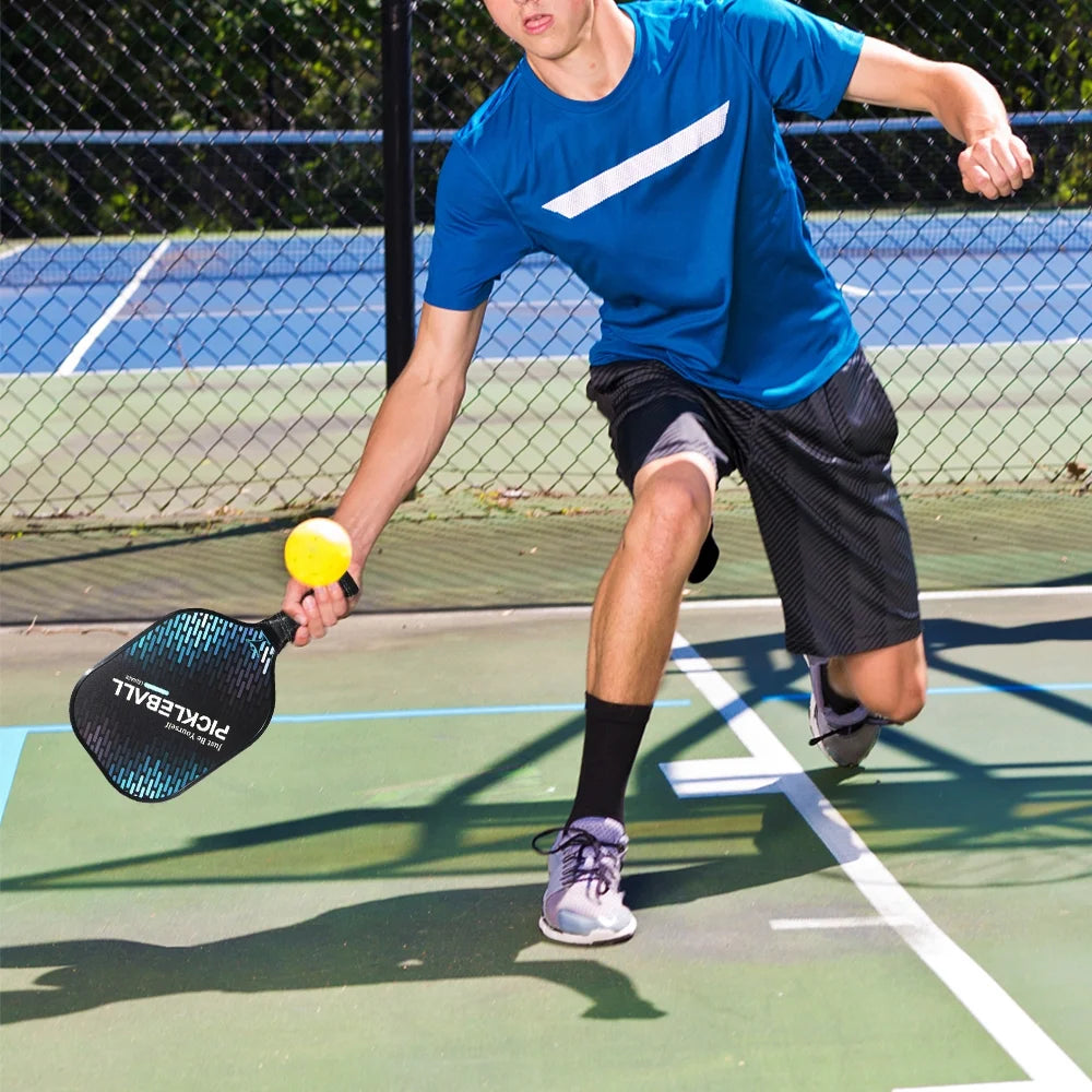 Carbon Fiber Pickleball Paddle Set with 2 Balls J627