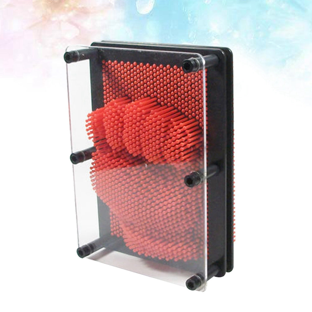 Large Size Red 3-Dimensional Pin Art Board Toy S880