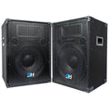 Pair of Passive 15 inch 2-Way 800 Watt Full Range Loudspeaker Cabinets W241433