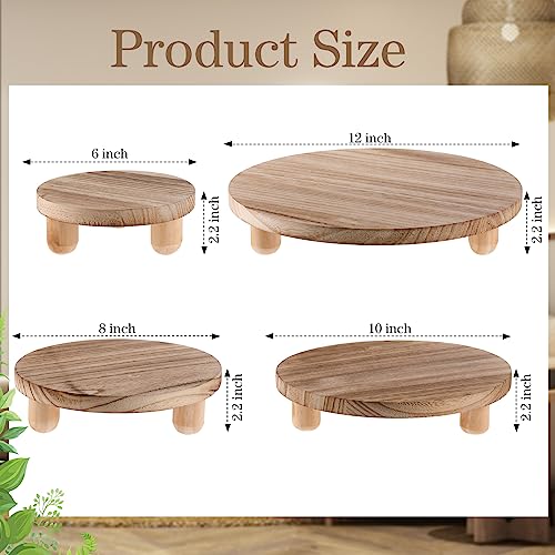 4 Pack Wooden Plant Stool Display Stand C666802