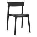 Black Skin Chair B6022