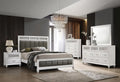 5-piece Eastern King Panel Bedroom Set White R570