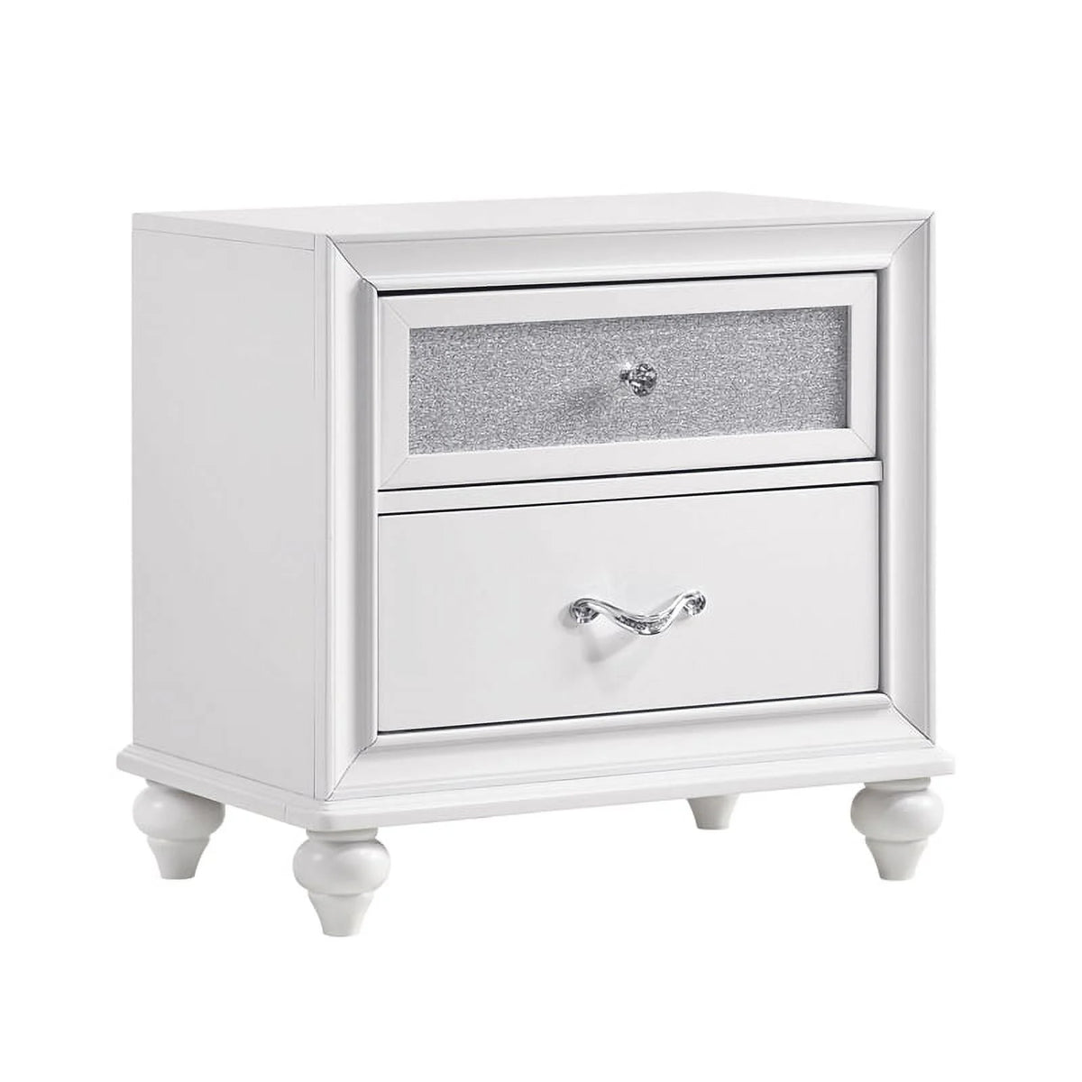 5-piece Eastern King Panel Bedroom Set White R570