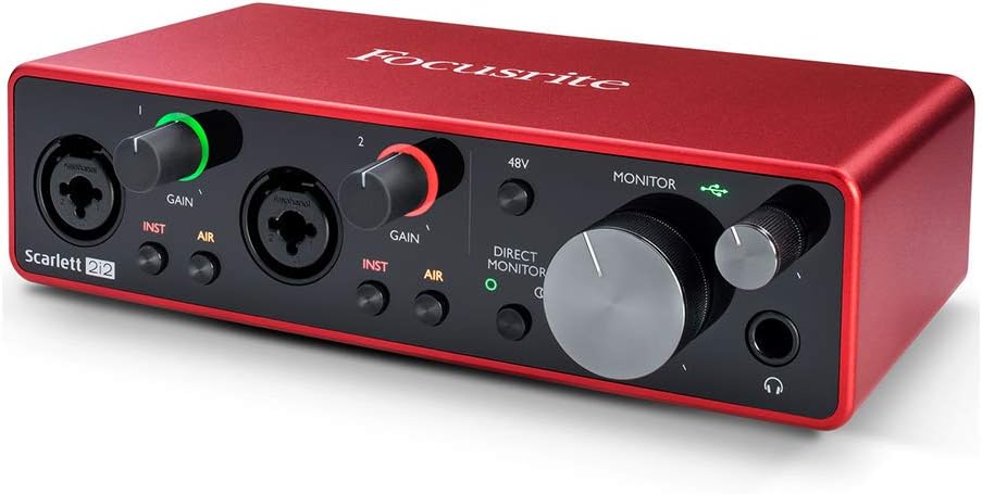 USB Audio Interface with Pop Filter & XLR-XLR Cable Bundle Z9366