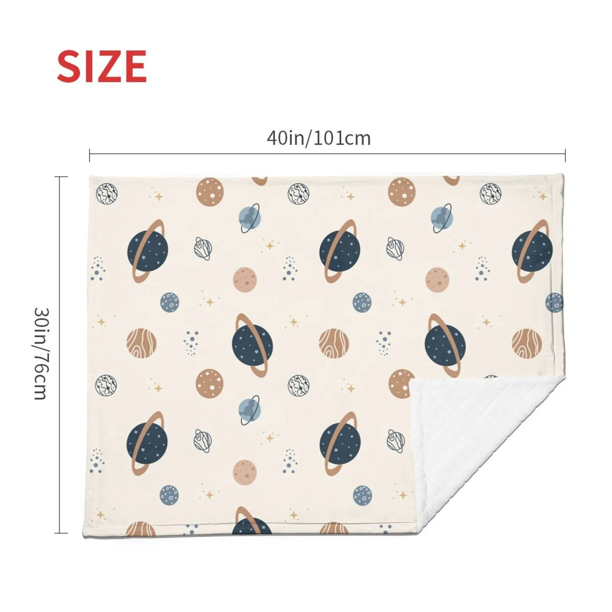 Soft Polyester 40 x 30 Inch Baby Blanket U970526