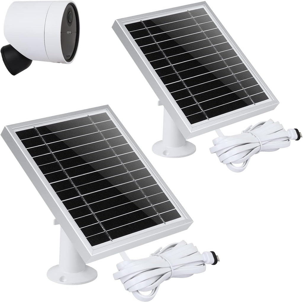 Silver 3PACK Solar Panel for Outdoor Security Camera L97727