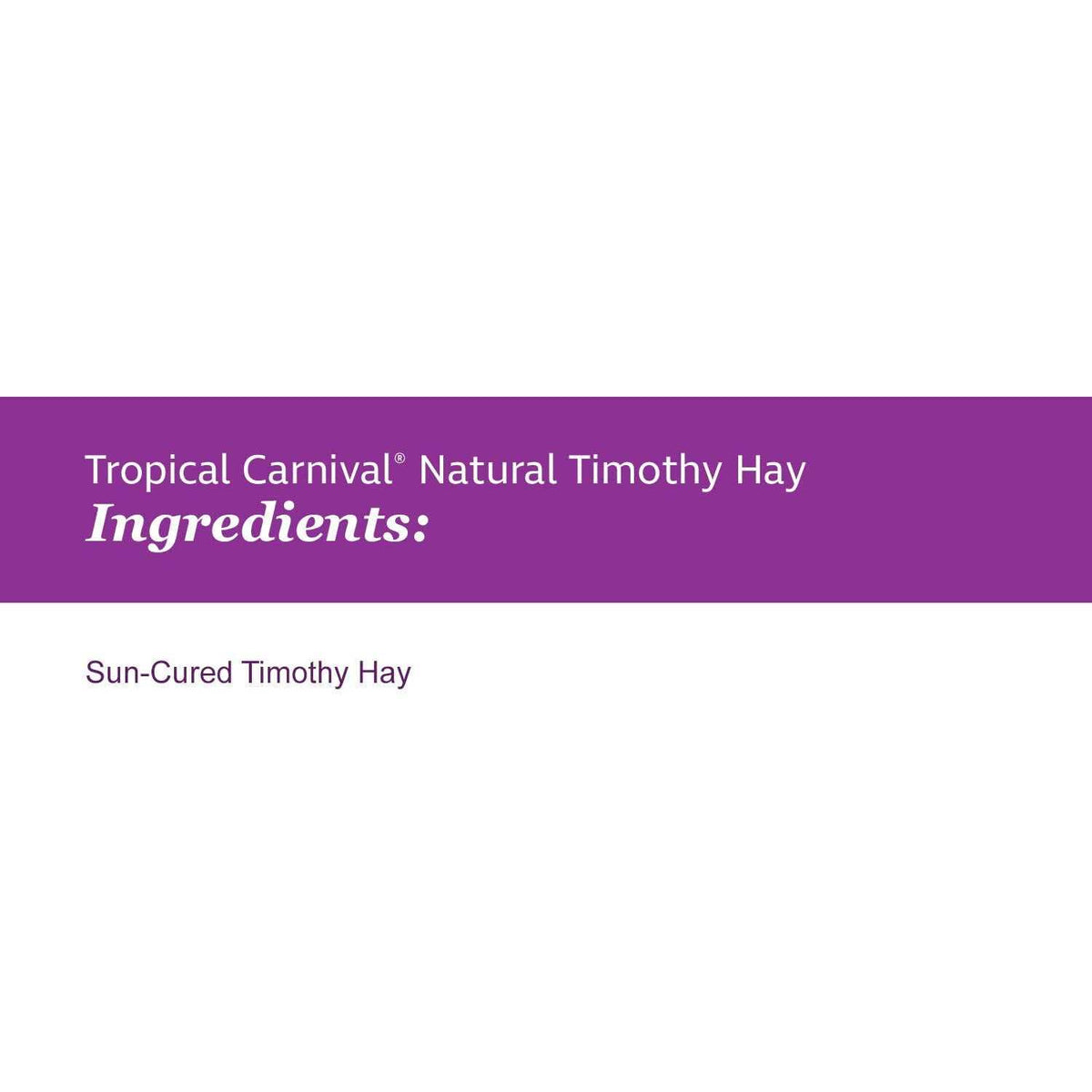 Natural Timothy Hay Pet Supplies E151
