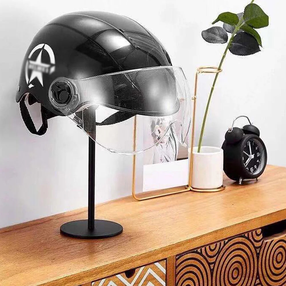 Metal Wall-Mount Helmet Holder Display Stand J915523