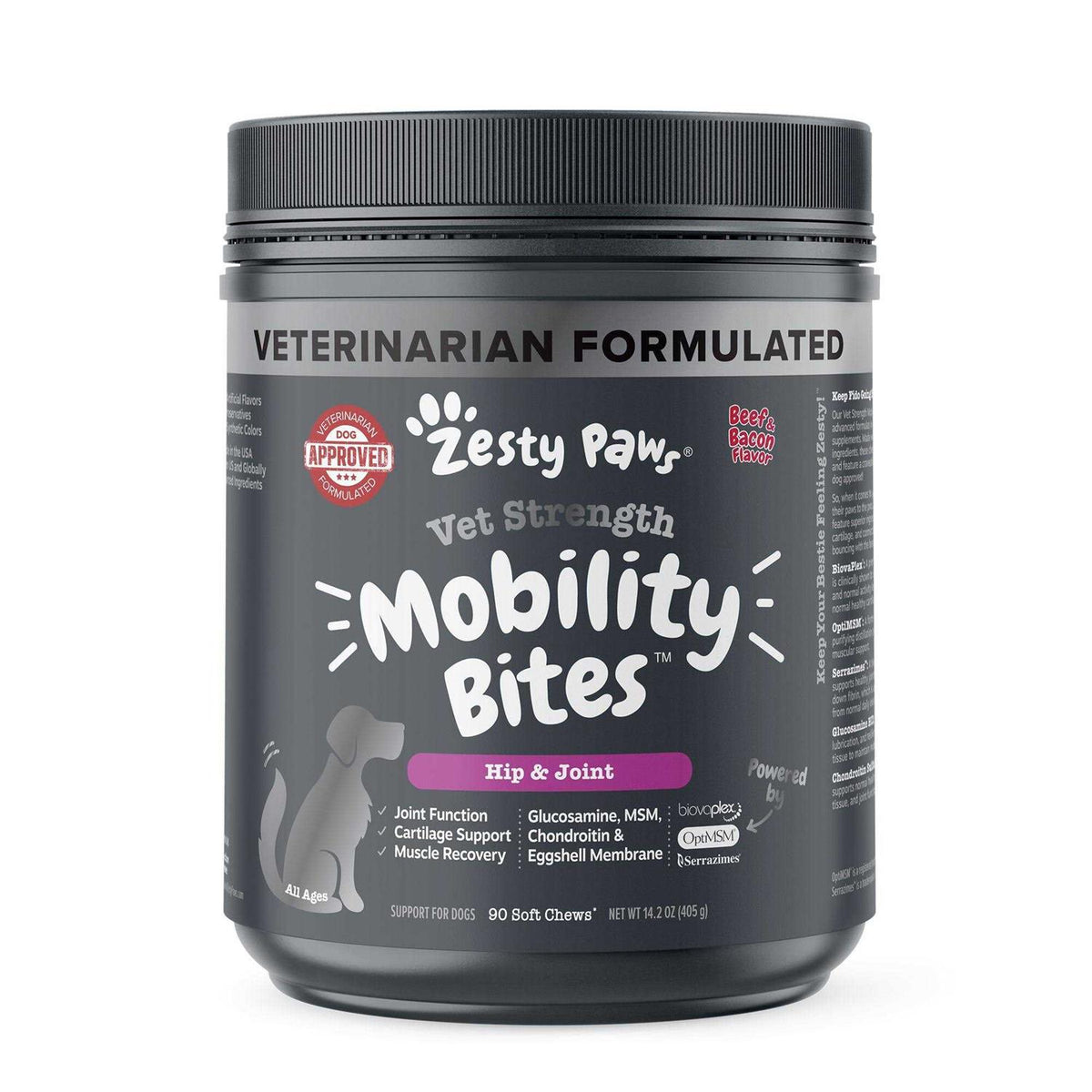 Beef & Bacon Flavored Hip & Joint Mobility Chews for Dogs Z3723
