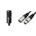 Black Cardioid Condenser Studio XLR Microphone, USB Audio Interface C335292