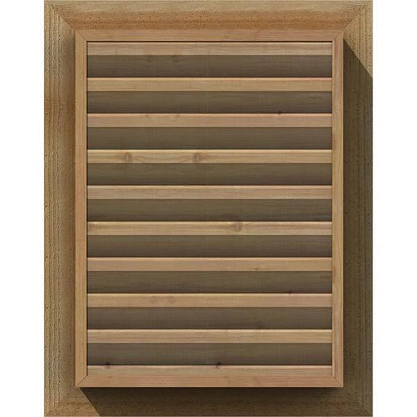 Unfinished Functional Vertical Gable Vent E442691