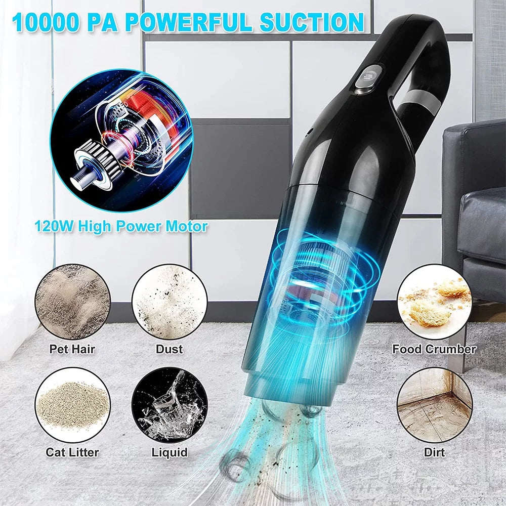 120W Cordless Handheld Car Vacuum Cleaner B89270