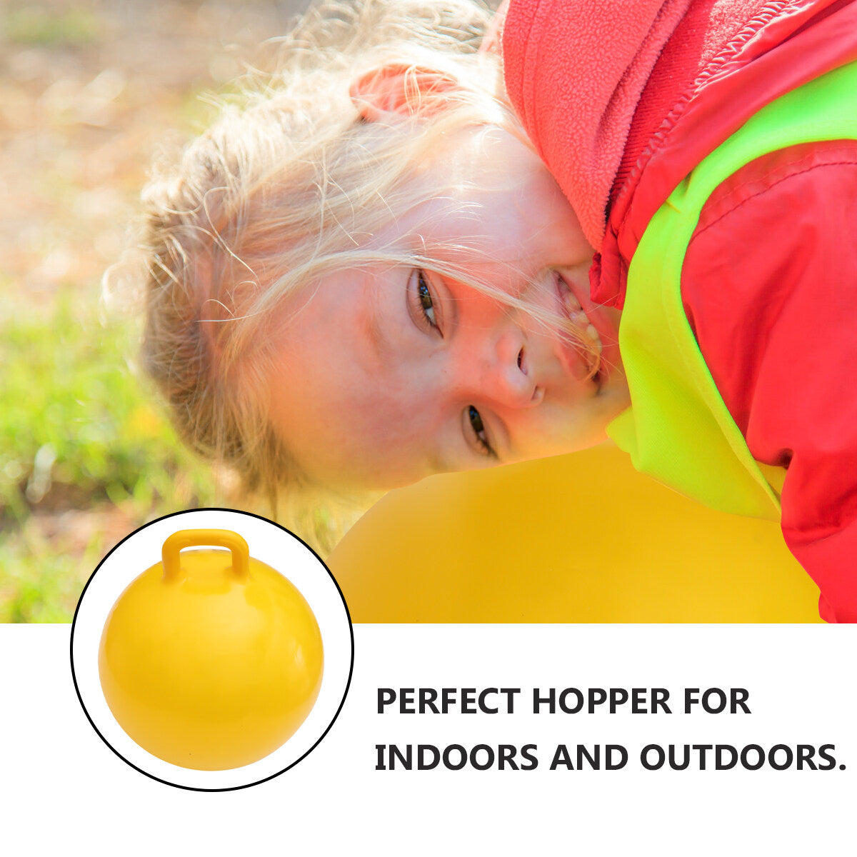 Yellow Inflatable Hopper Ball X68630