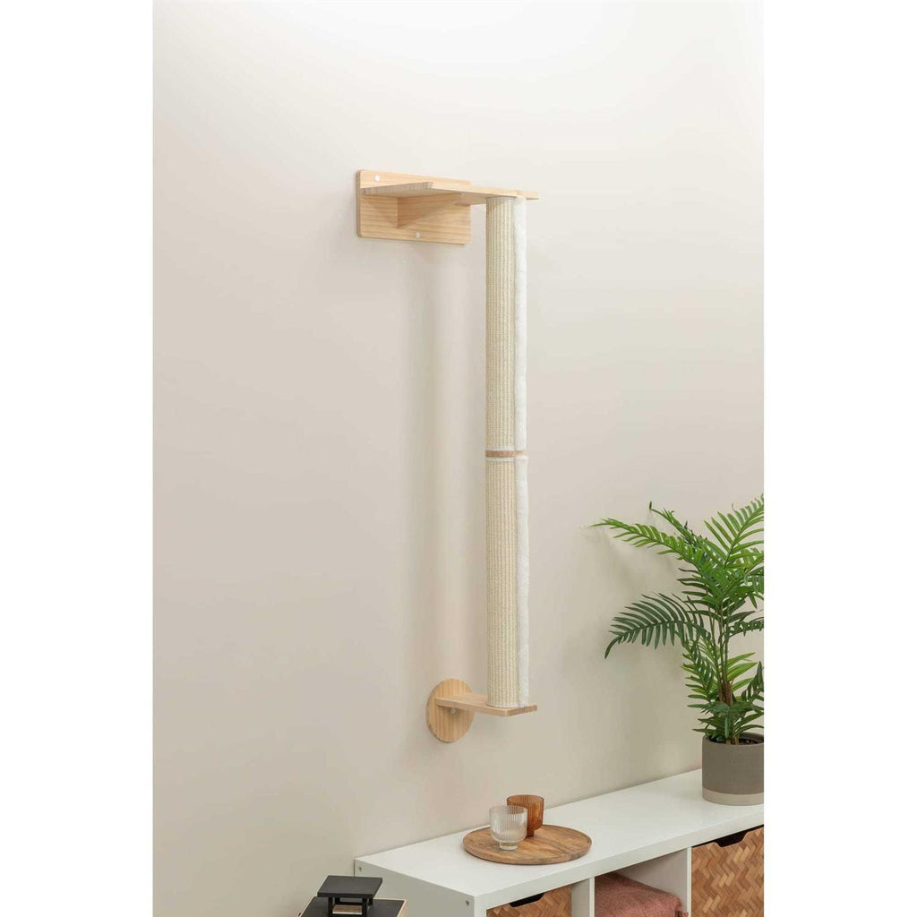 Wall Mount Cat Scratching Post with Perch P3991