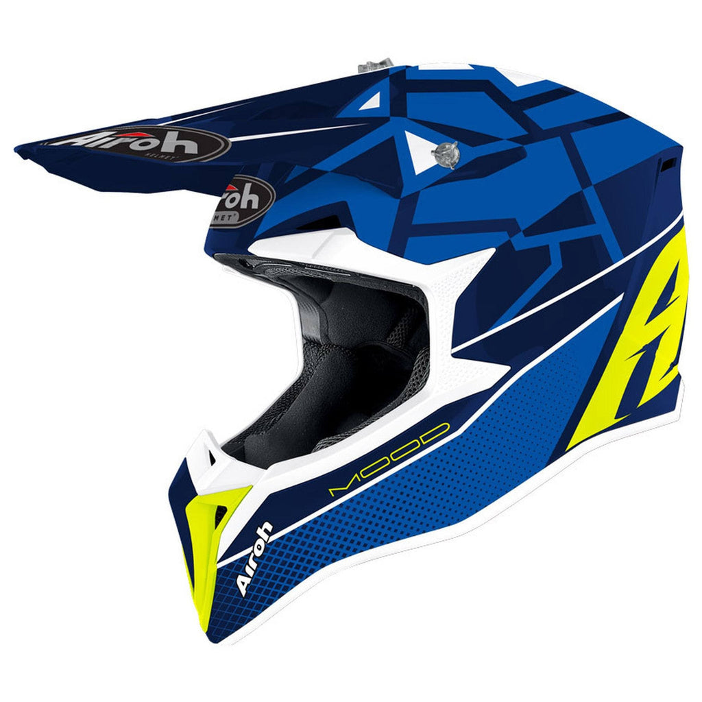 Blue Motocross Helmet, Size M E160848