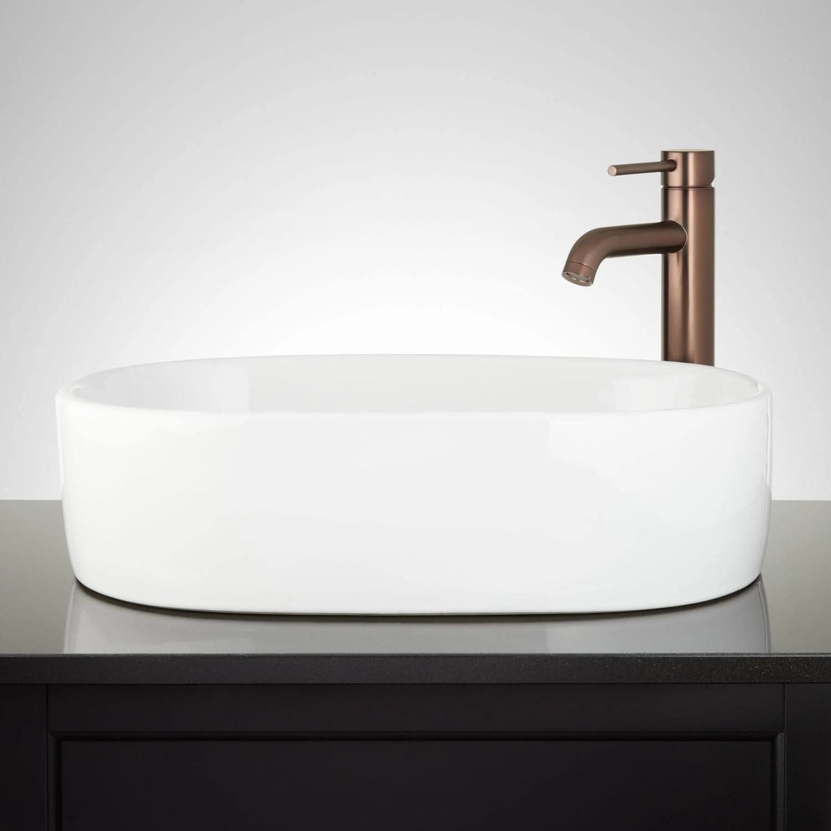 White Vessel Style Bathroom Sink M81387