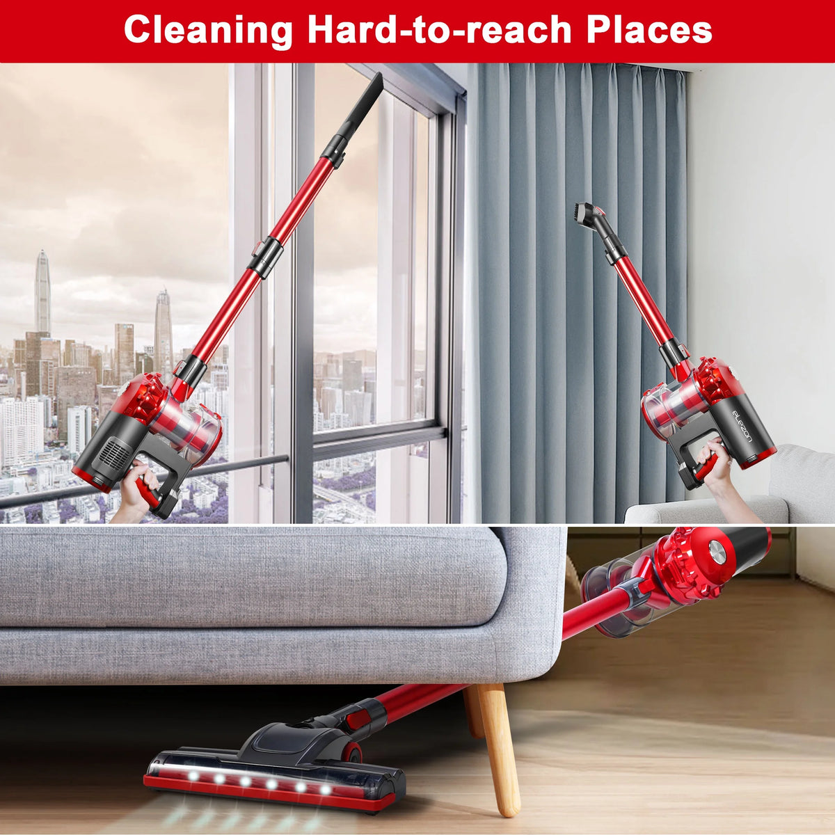 Cordless Bagless Lightweight Stick Handheld Vacuum Cleaner W2213