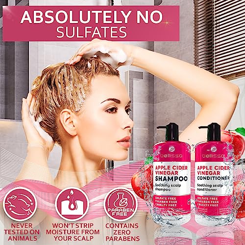 Curly Hair Shampoo and Conditioner Set Sulfate Free Q3721