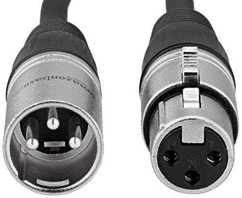 Black Cardioid Condenser Studio XLR Microphone, USB Audio Interface C335292
