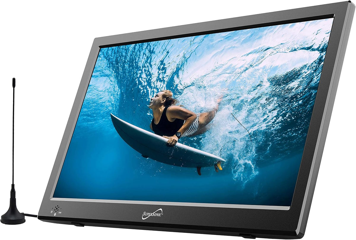 13 Portable Widescreen LED TV with Rechargeable Battery H89819