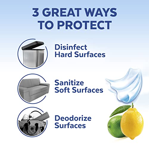 Lemon Breeze Disinfectant Spray, 19 Fl Oz (Pack of 2) G52050