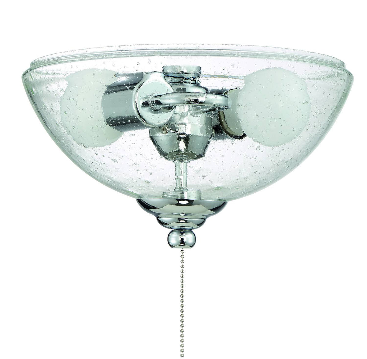 Universal Bowl Light Kit with Clear Seeded Glass G641310