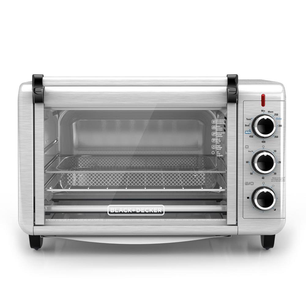Silver 6-Slice Stainless Steel Toaster Oven L729