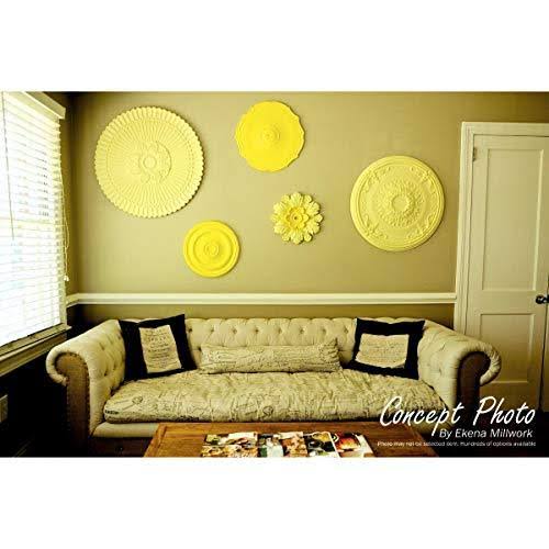 9x22OD x 4 1/8x22ID x 5/8x22P Ceiling Medallion, Hand-Painted Gobi Desert Crackle U4341