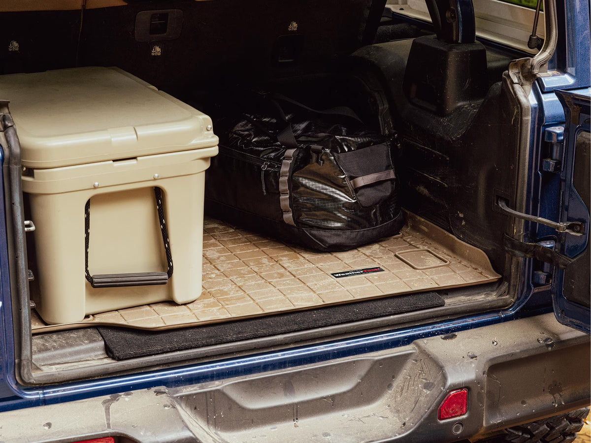 Tan Cargo Trunk Liner with Bumper Protector S15928
