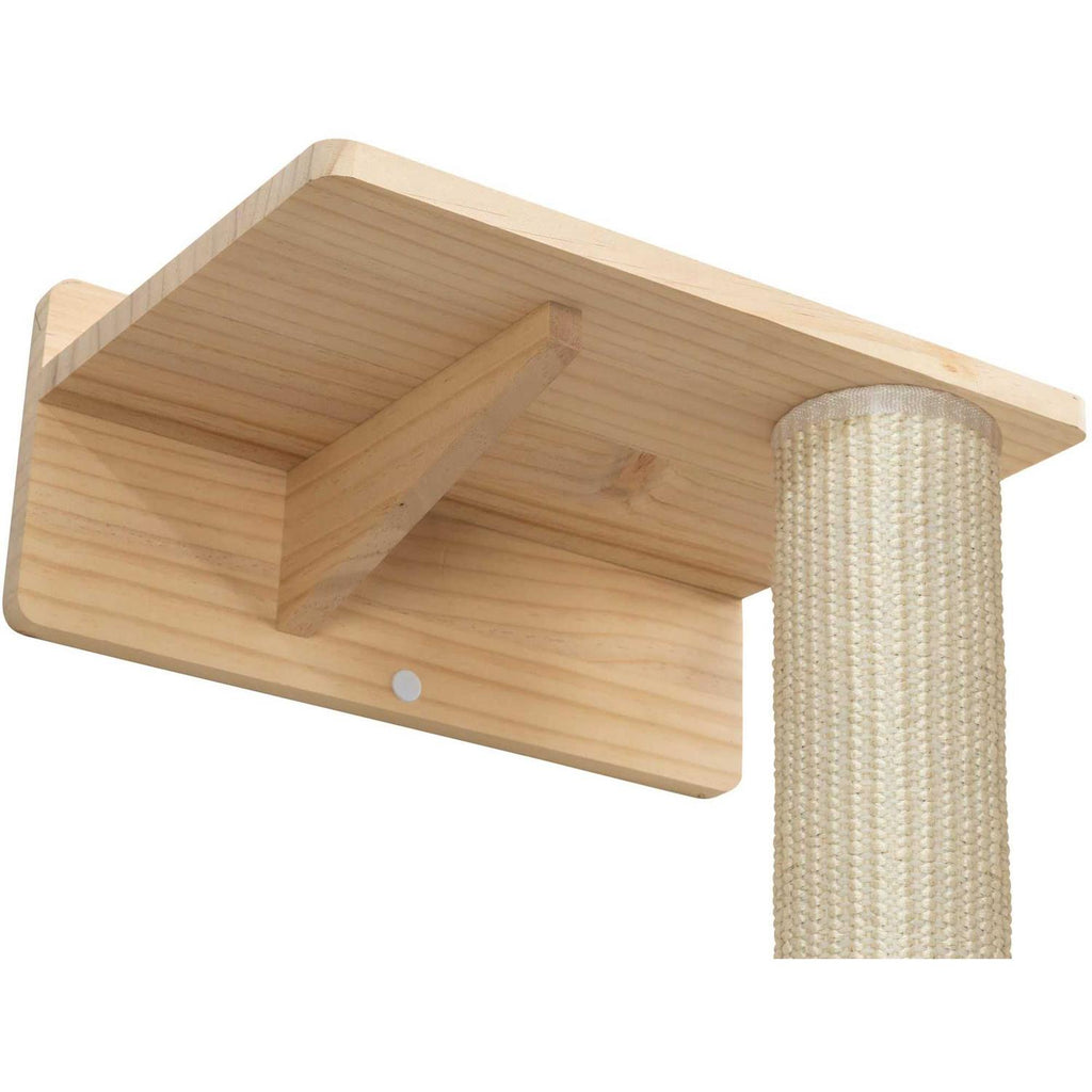 Wall Mount Cat Scratching Post with Perch P3991