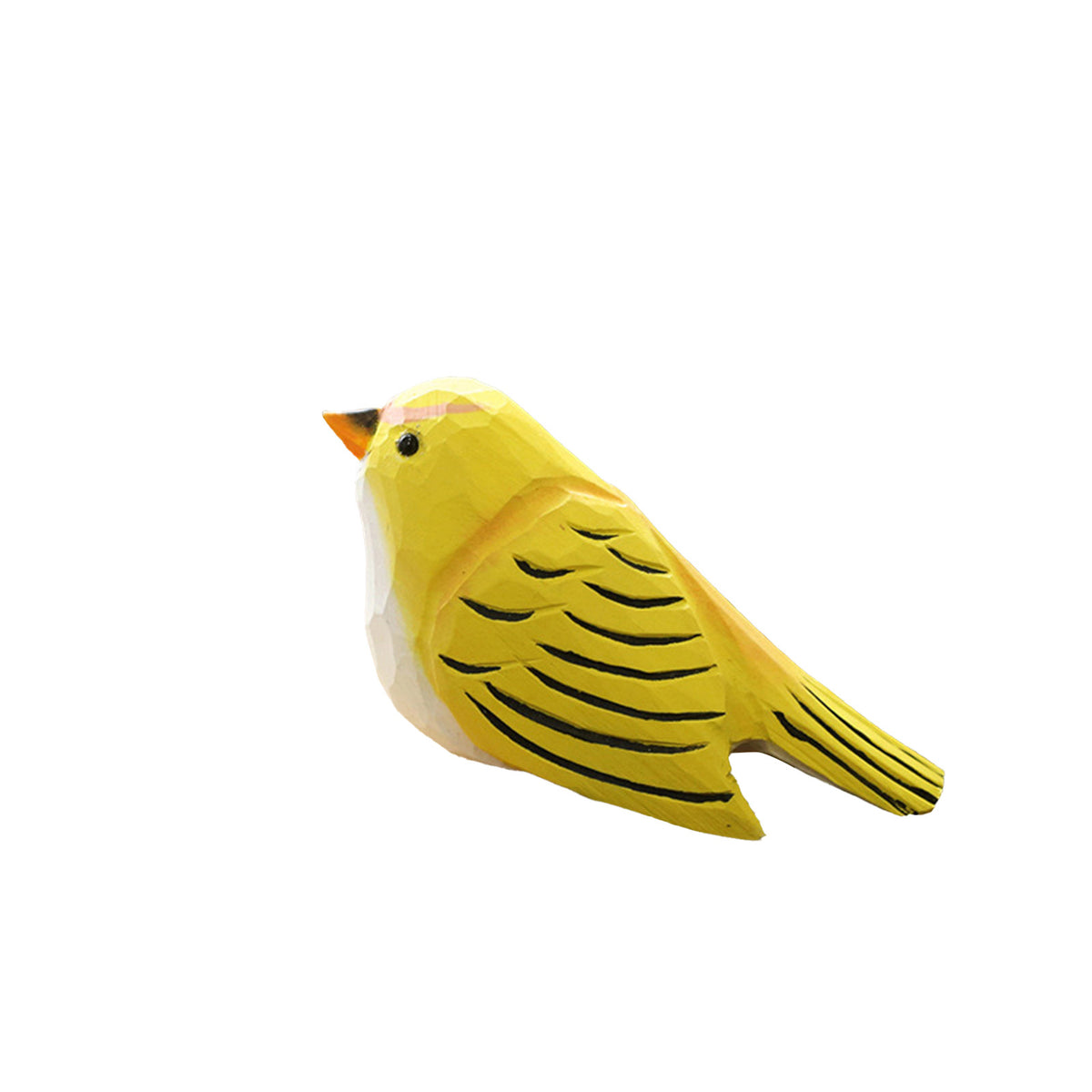 Small Wood Bird Statue Handmade Carving Decoration G810