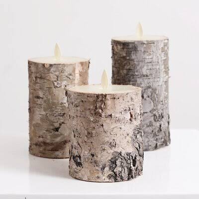 3 Piece Unscented Candle Set H53504