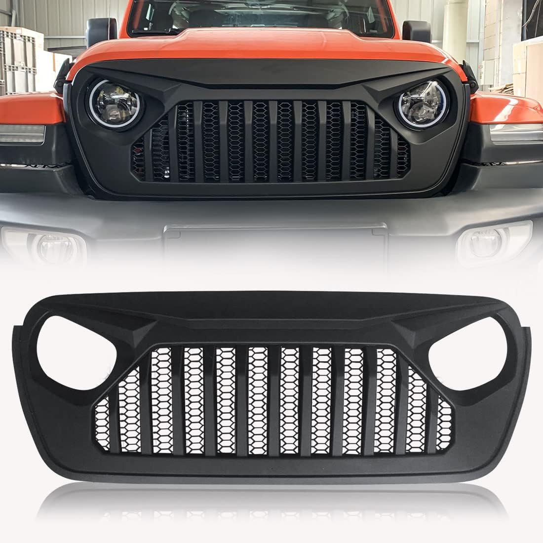 Matte Black Front Grill Cover X69029