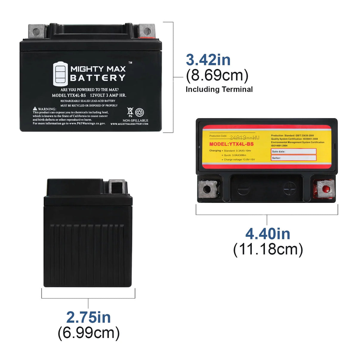 Motorcycle Battery 2 Pack R39690