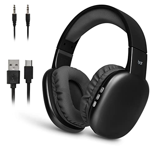 Blue Wireless Over Ear Bluetooth Headphones with Microphone S148