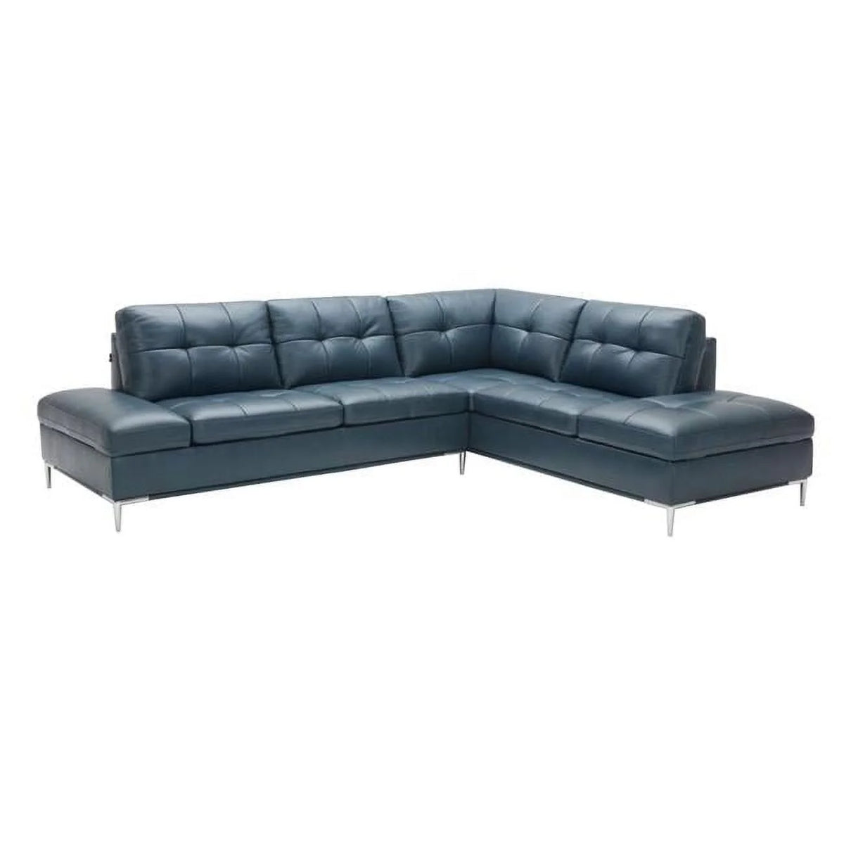 Blue Right Hand Facing Sectional Sofa with Storage K15795