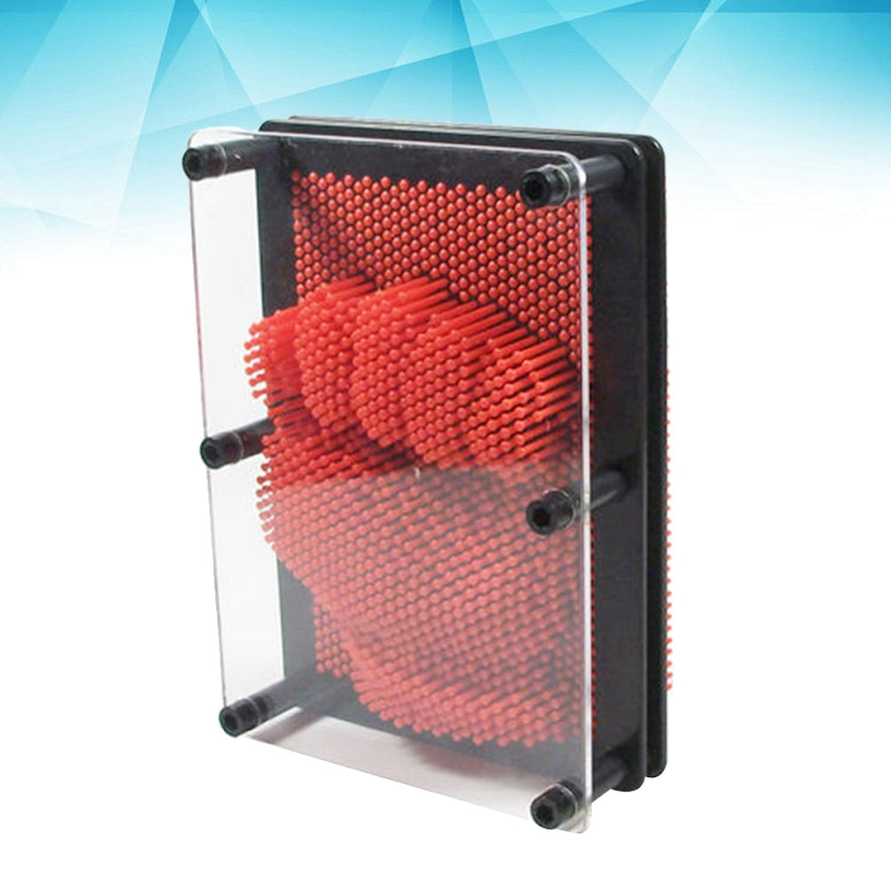 Large Size Red 3-Dimensional Pin Art Board Toy S880