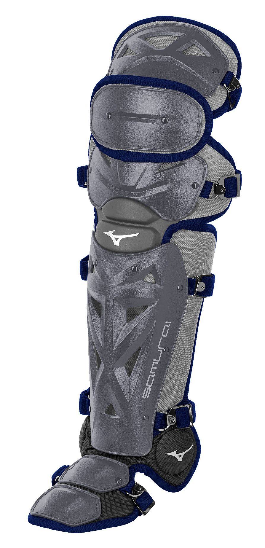 Gray/Navy Youth Shin Guards D904893